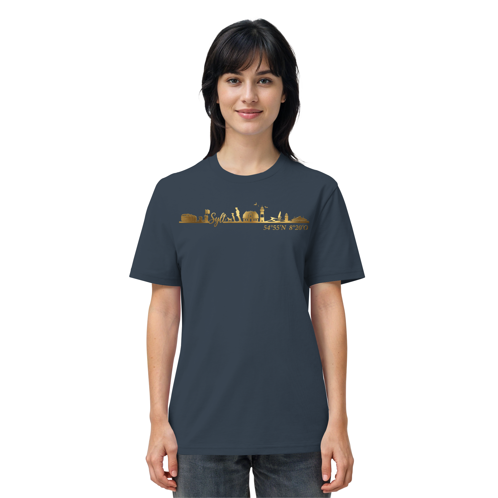 Skyline III - Premium T-Shirt GoldArt