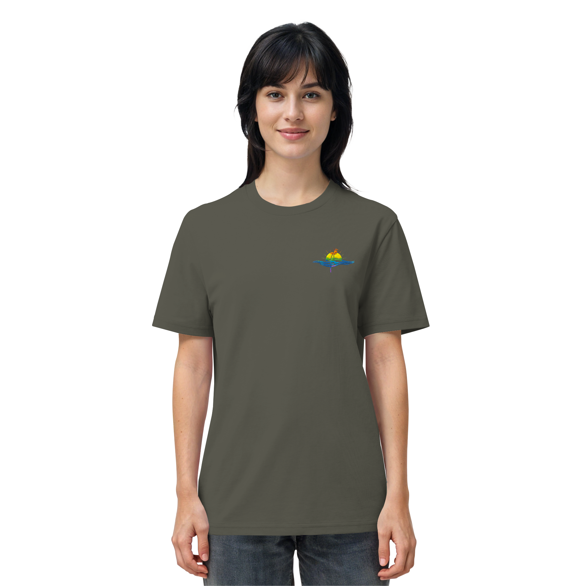 Sylt ist bunt - Stick - Premium T-Shirt