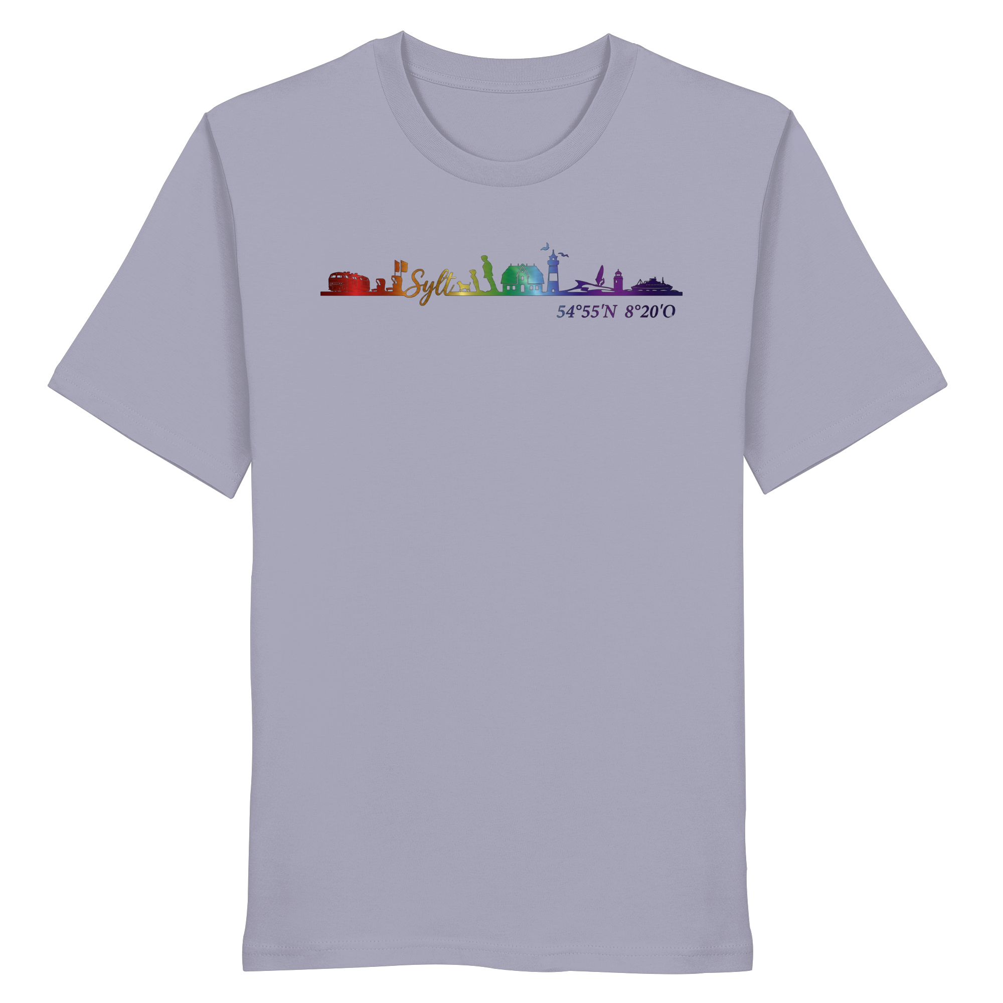 Skyline IV ~ Sylt ist bunt - Premium T-Shirt