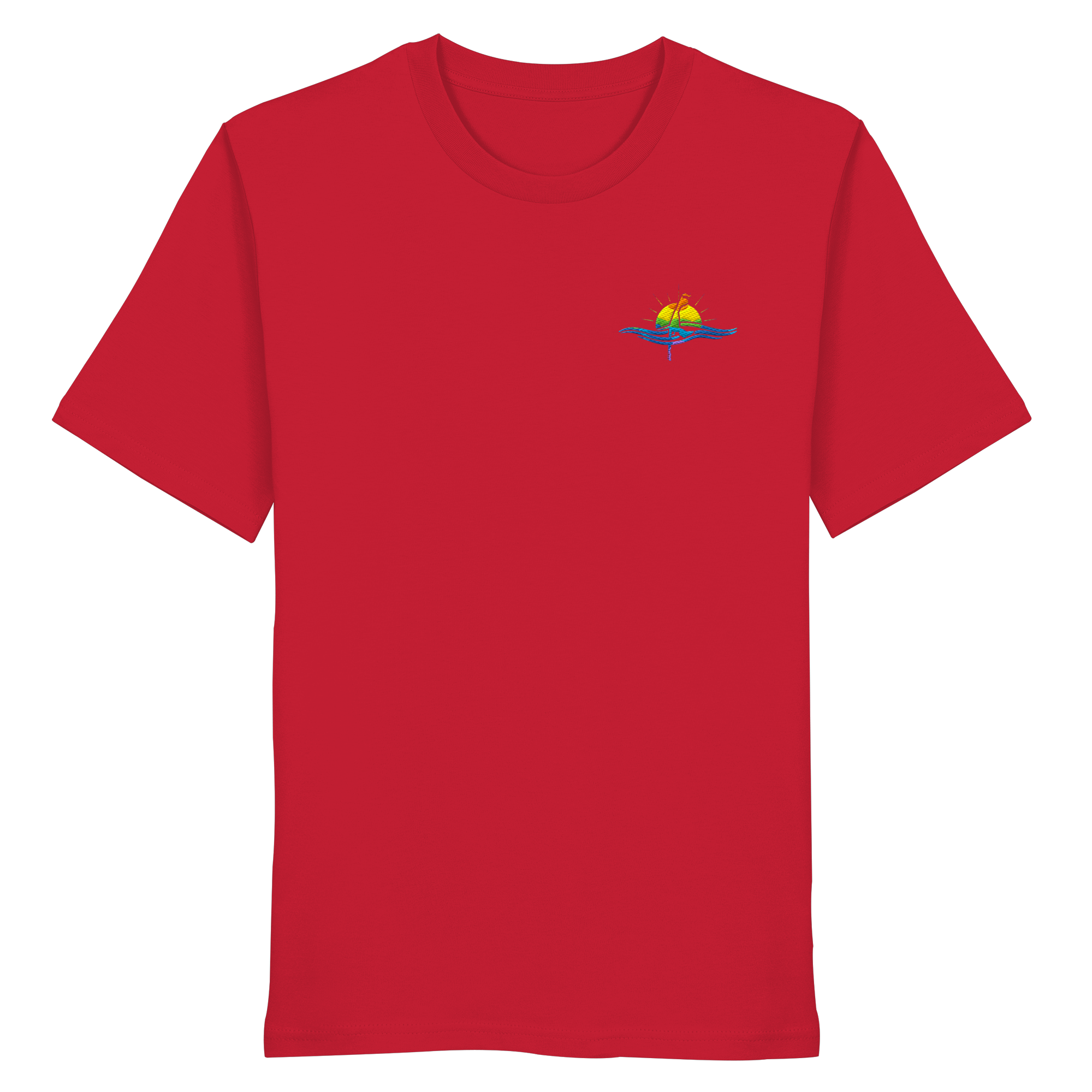 Sylt ist bunt - Stick - Premium T-Shirt