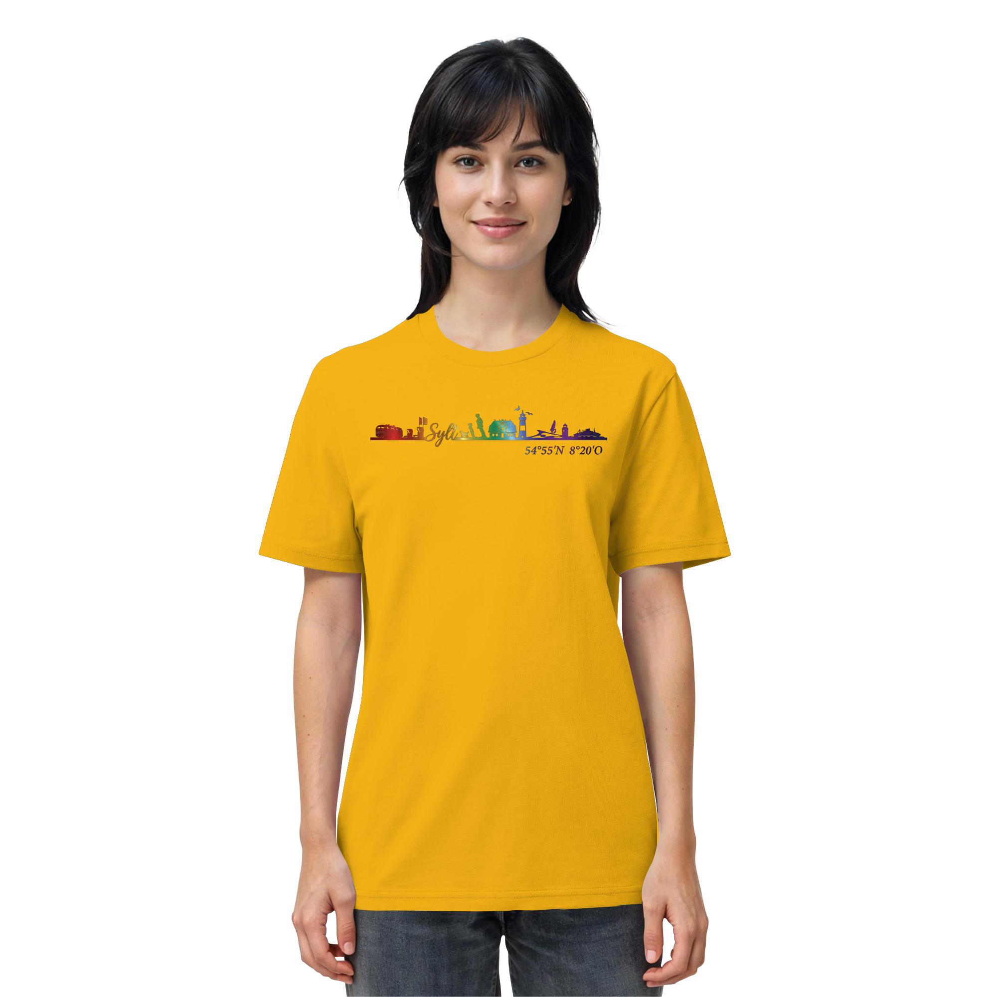 Skyline IV ~ Sylt ist bunt - Premium T-Shirt