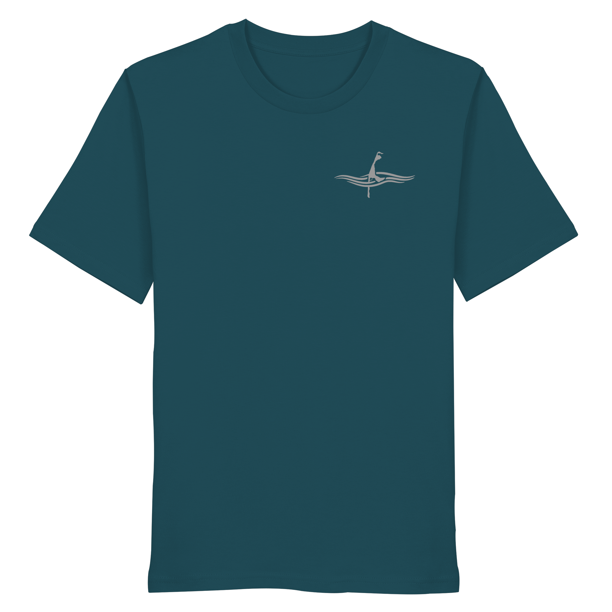 maritimes Sylt vom Meer umschlungen  - Basic Shirt