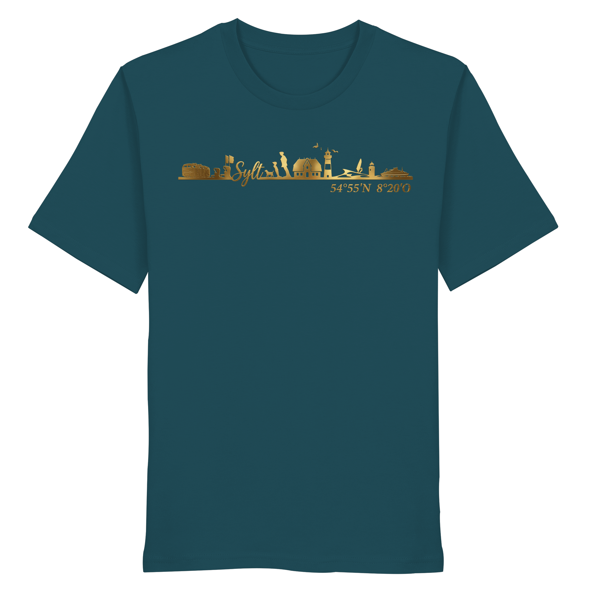 Skyline III - Premium T-Shirt GoldArt