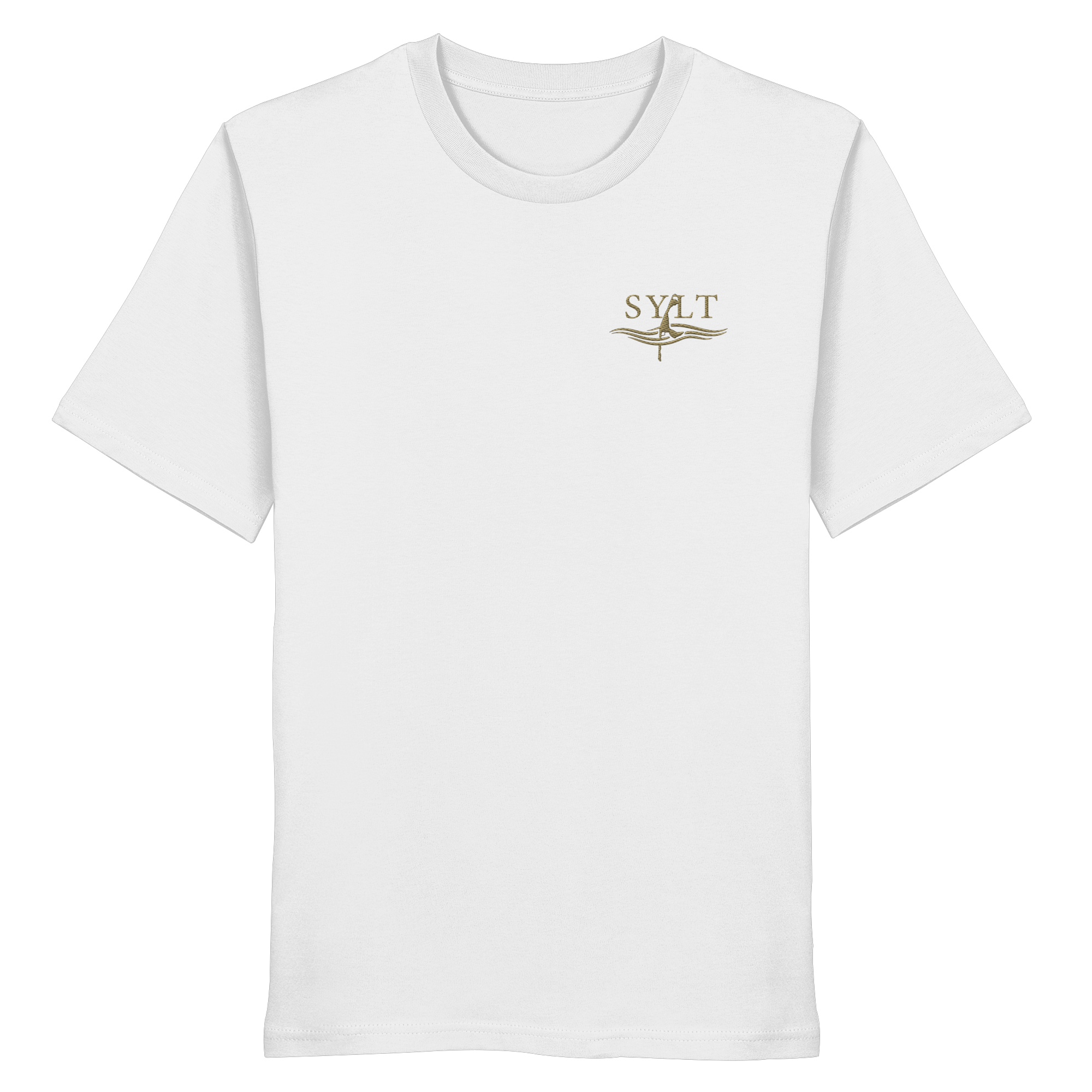 BLACK or WHITE - SyltWelle Stick Gold -  Premium T-Shirt