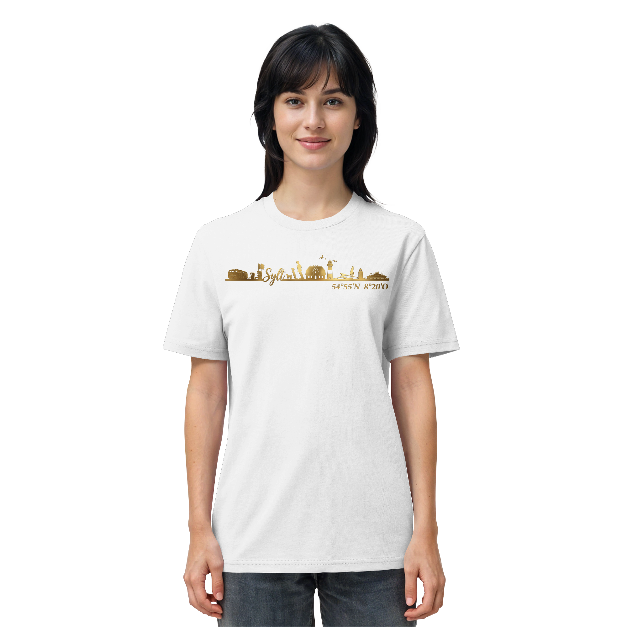 Skyline III - Premium T-Shirt GoldArt