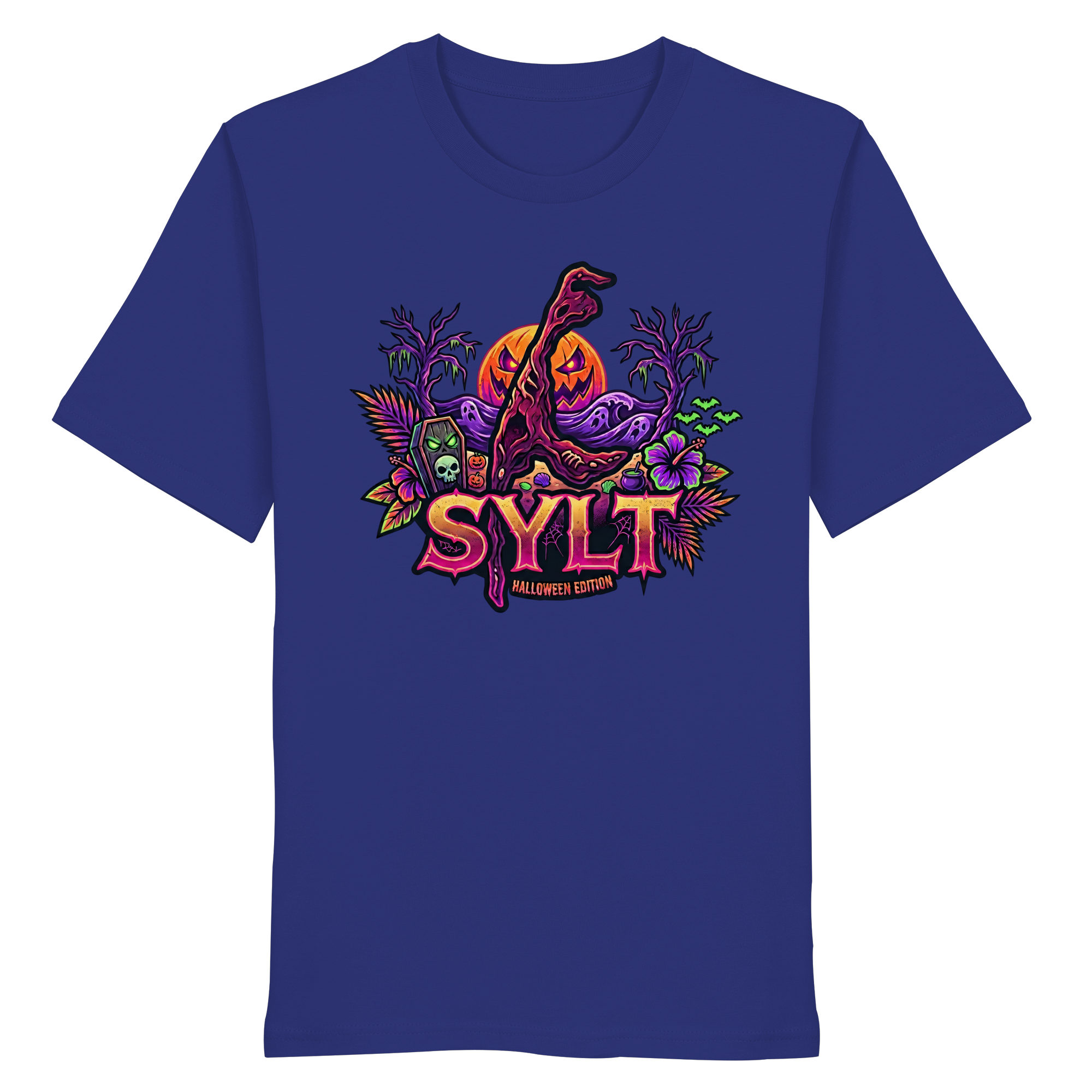 🎃 SYLT HALLOWEEN EDITION – PREMIUM T-SHIRT (Brustprint)