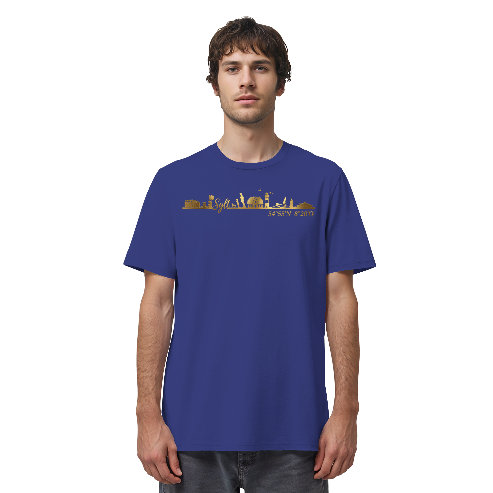 Skyline III - Premium T-Shirt GoldArt