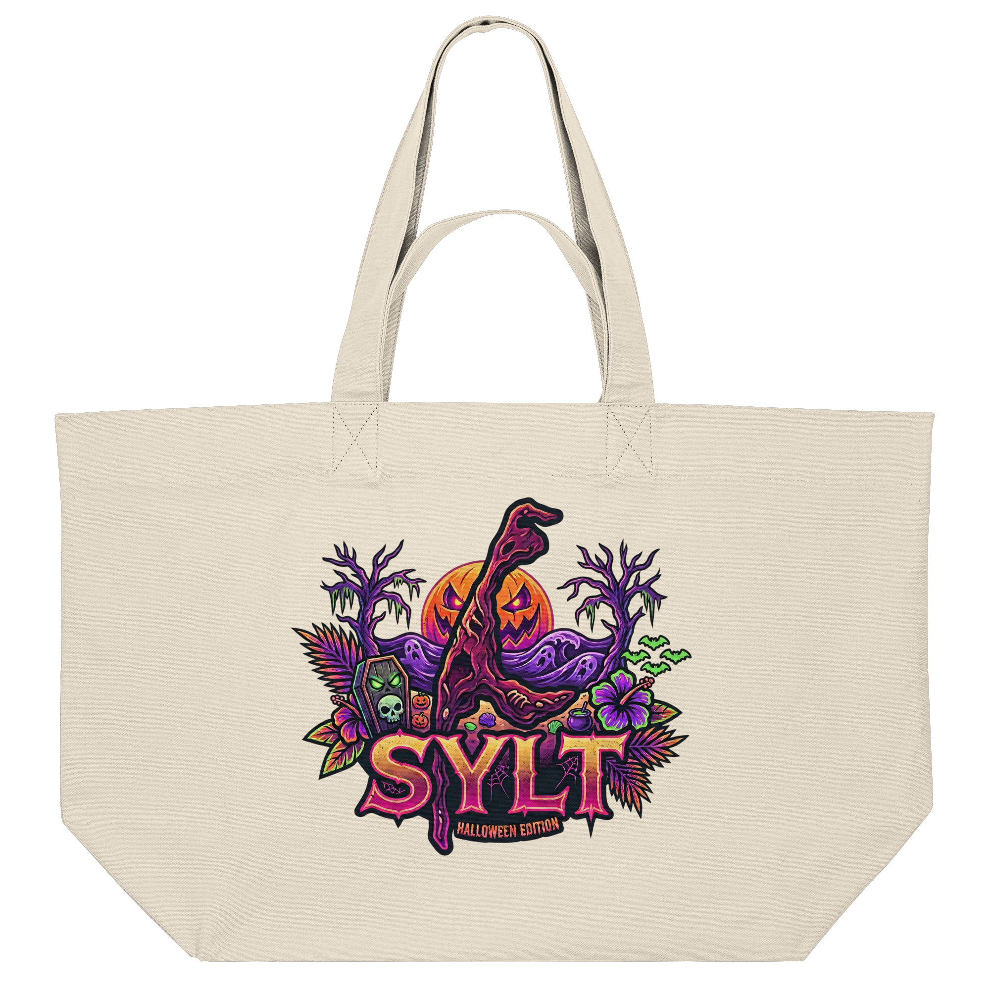 🎃 SYLT HALLOWEEN EDITION – PREMIUM XL SHOPPING BAG ("NASCHI-TASCHE")