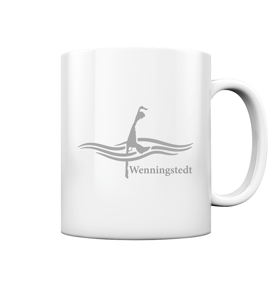 maritimes Sylt vom Meer umschlungen - Edition Wenningstedt - Tasse glossy