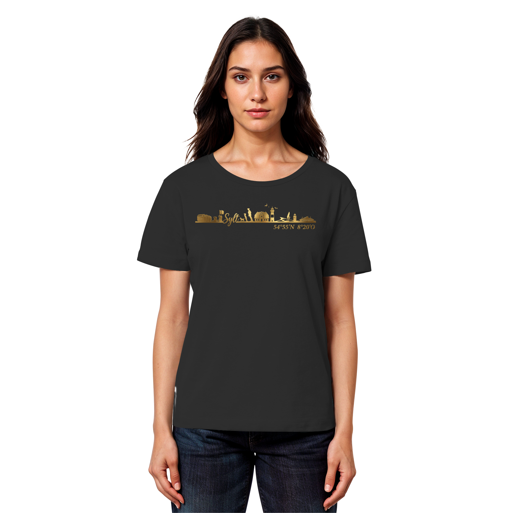 Skyline III - Womens Organic Lightweight T-Shirt