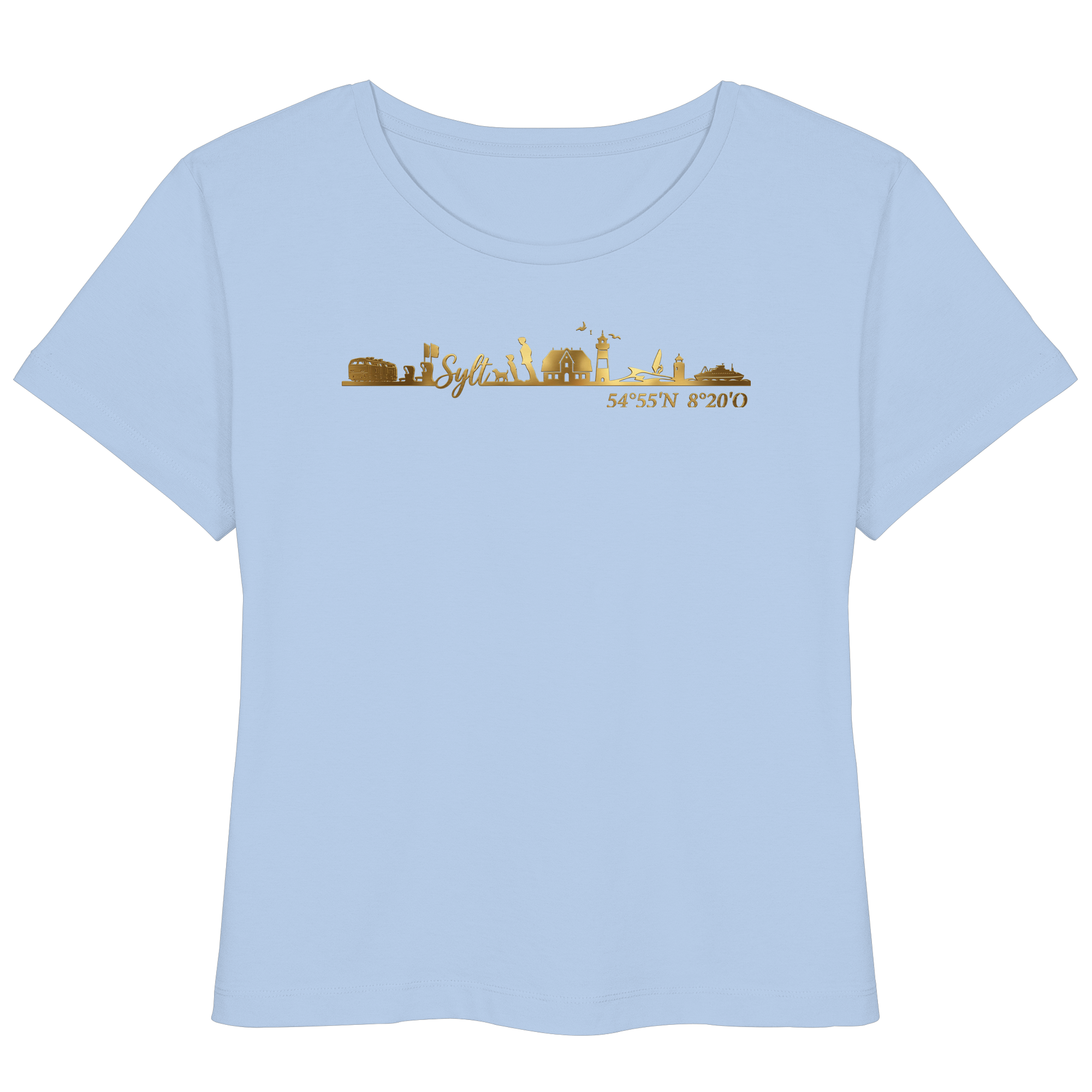 Skyline III - Womens Organic Lightweight T-Shirt