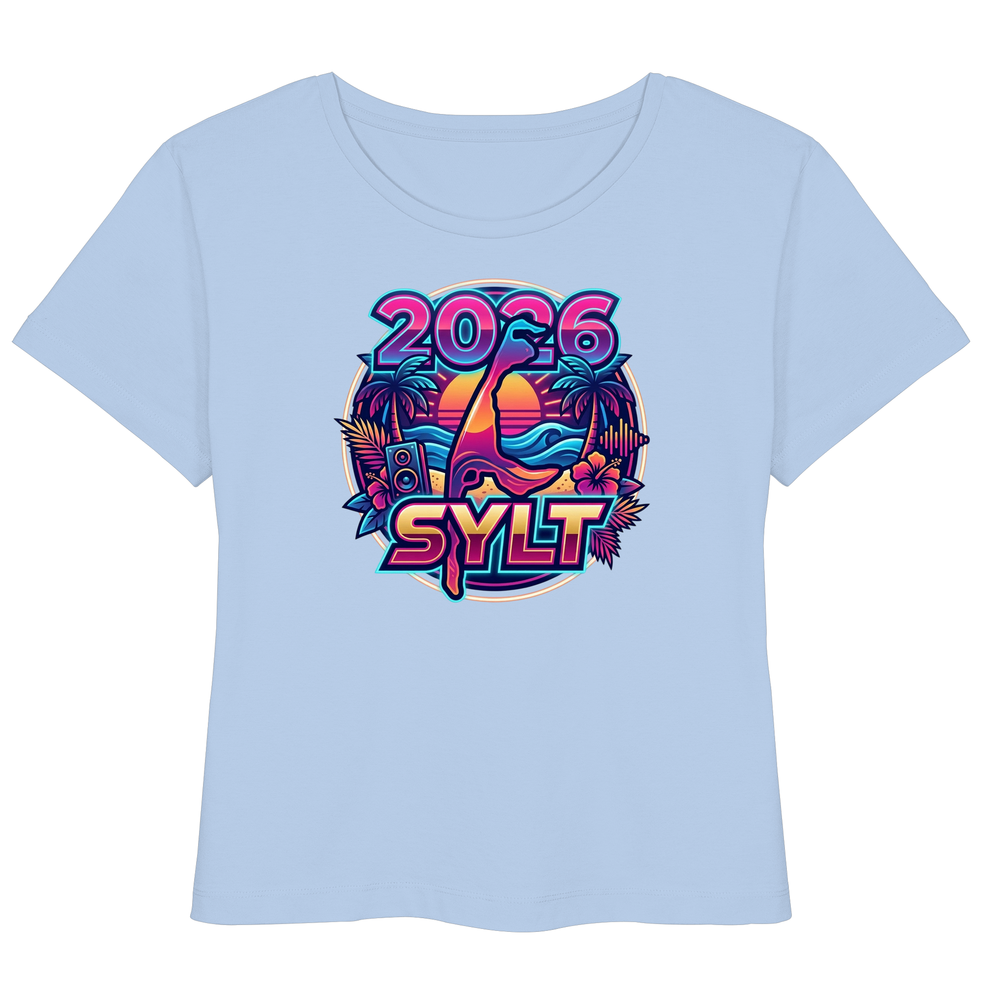 Sylt 2026 wird bunt - dein Unikat - Womens Lightweight T-Shirt