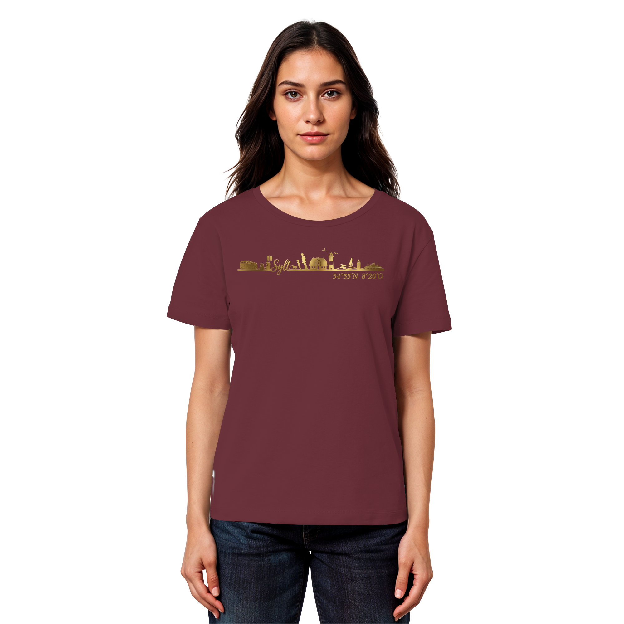 Skyline III - Womens Organic Lightweight T-Shirt