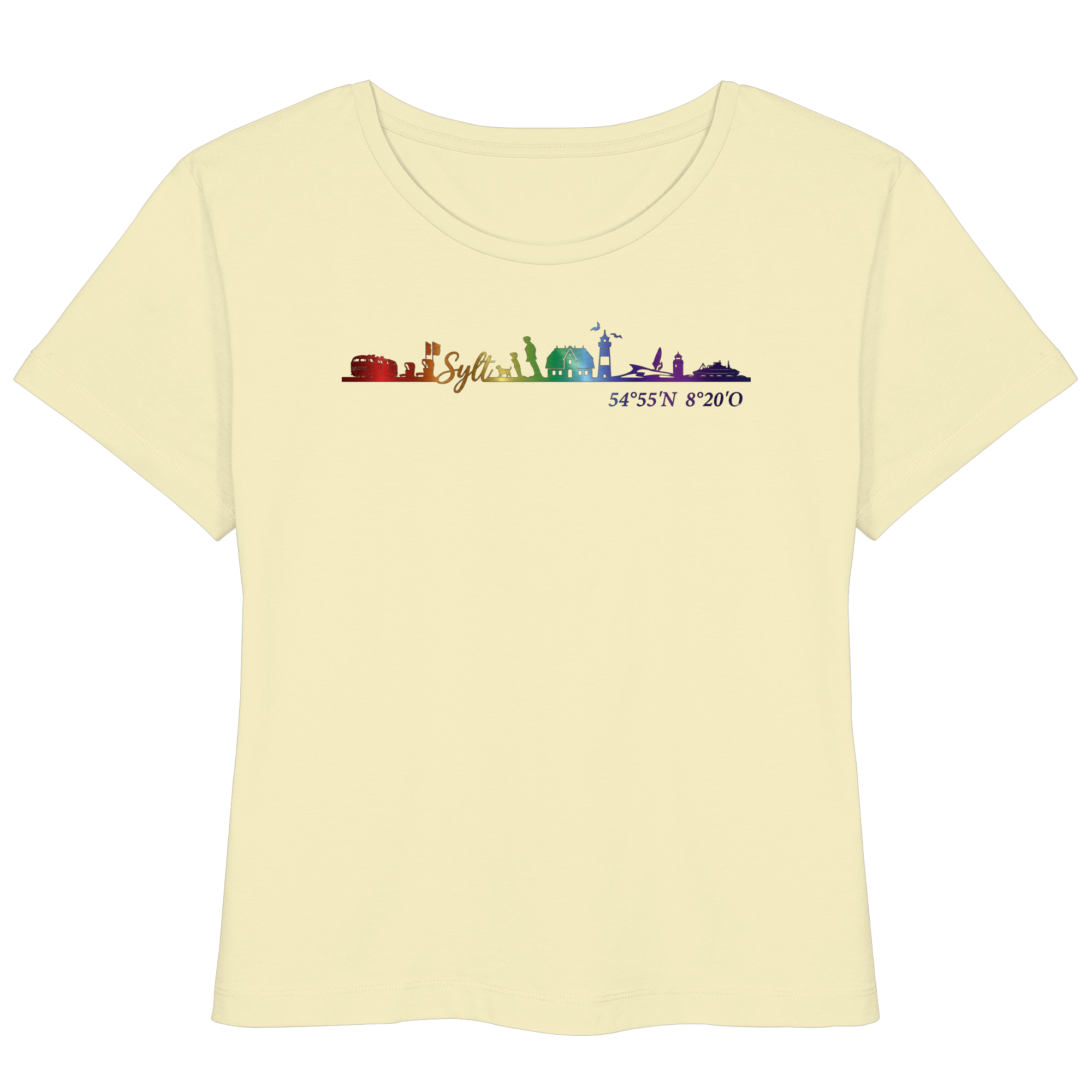 Skyline IV ~ Sylt ist bunt - Frauen Lightweight T-Shirt