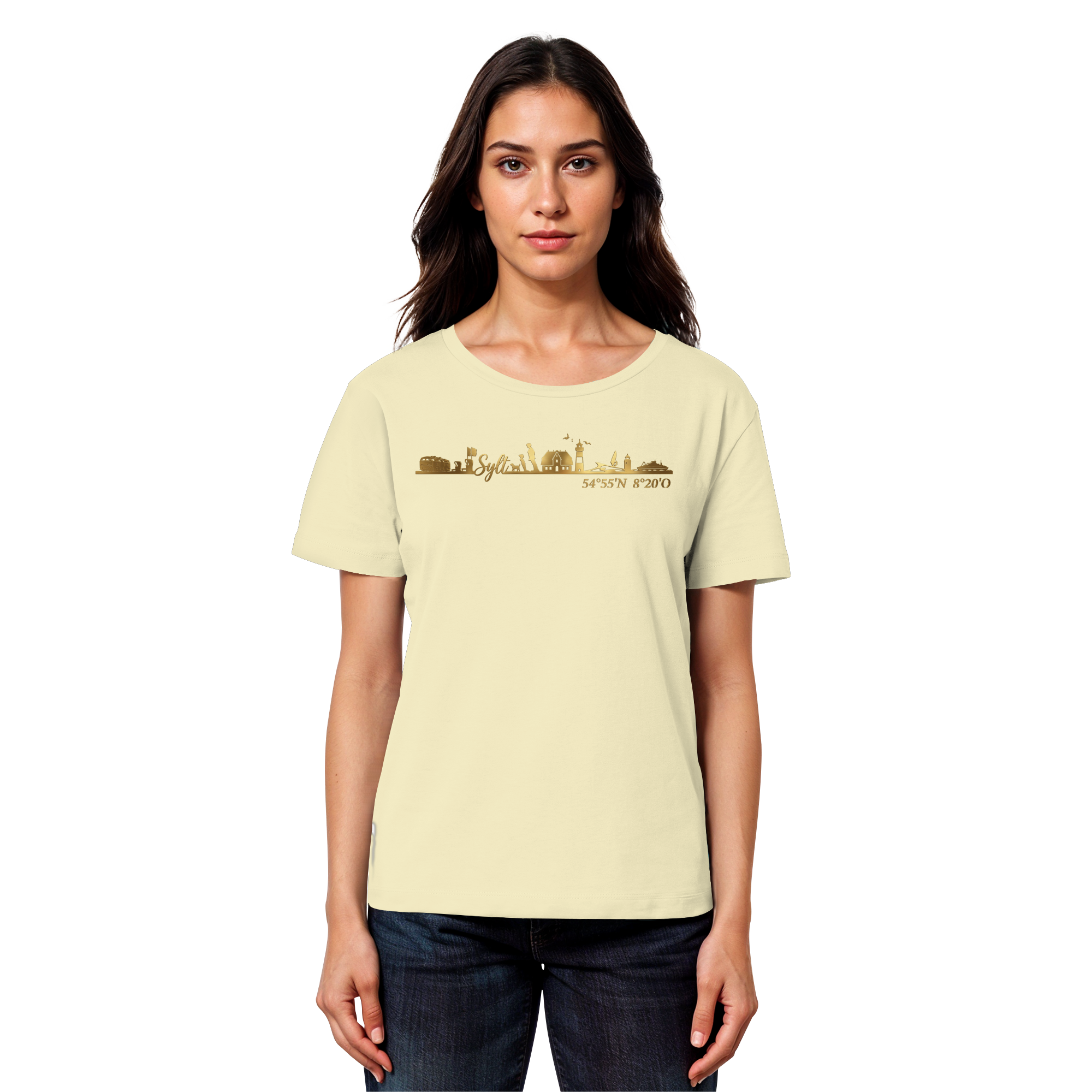 Skyline III - Womens Organic Lightweight T-Shirt