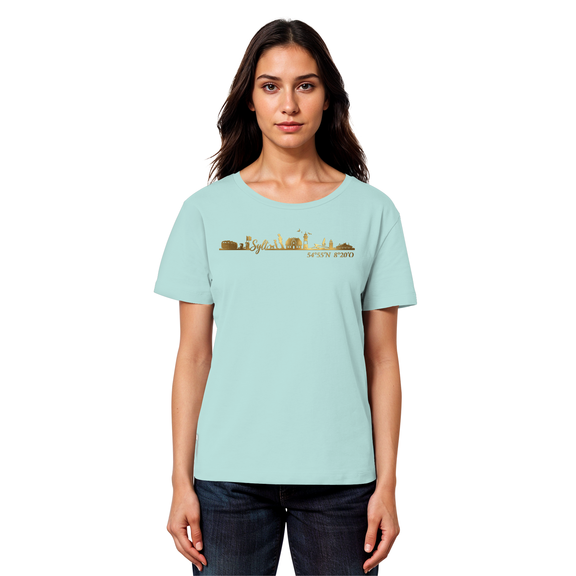 Skyline III - Womens Organic Lightweight T-Shirt