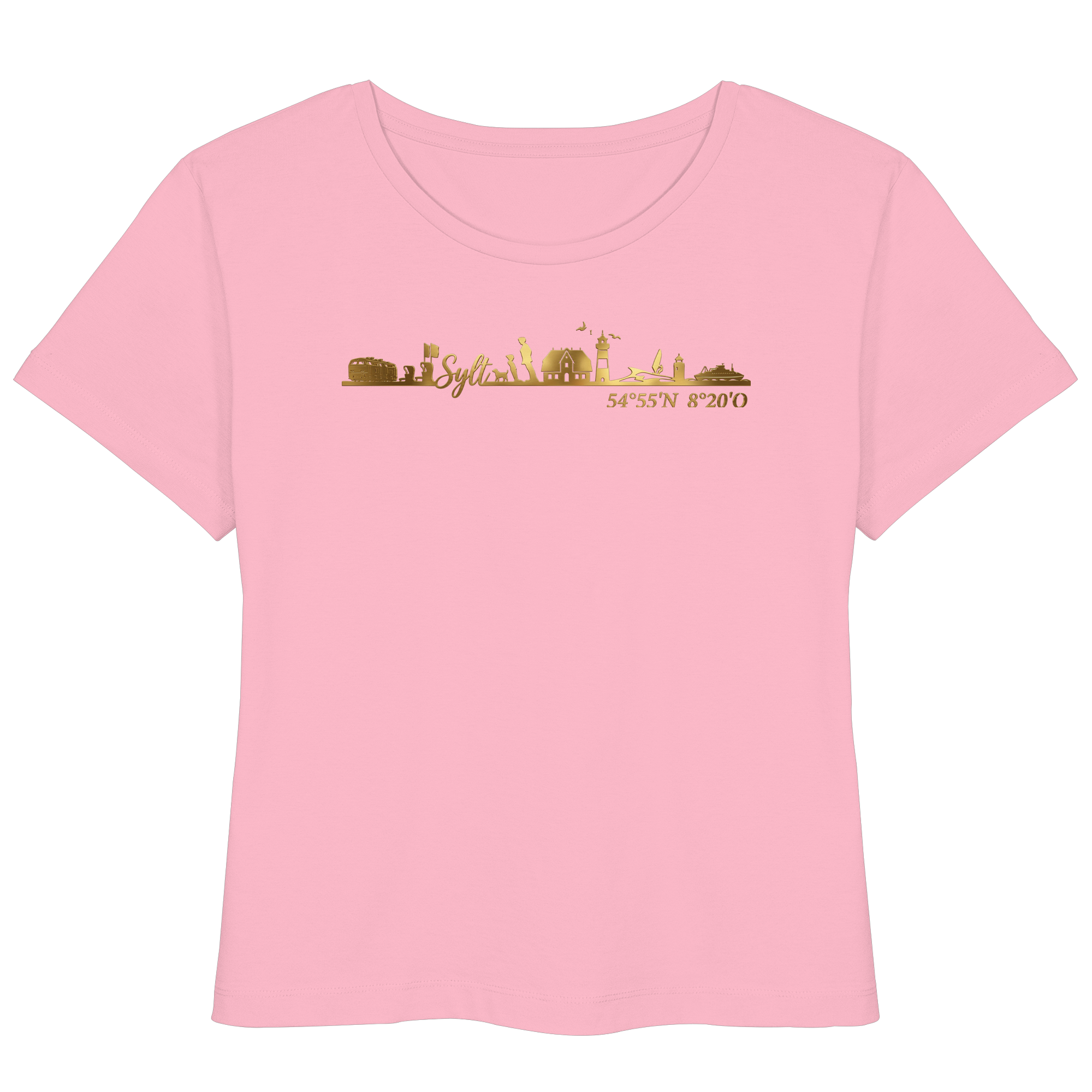 Skyline III - Womens Organic Lightweight T-Shirt