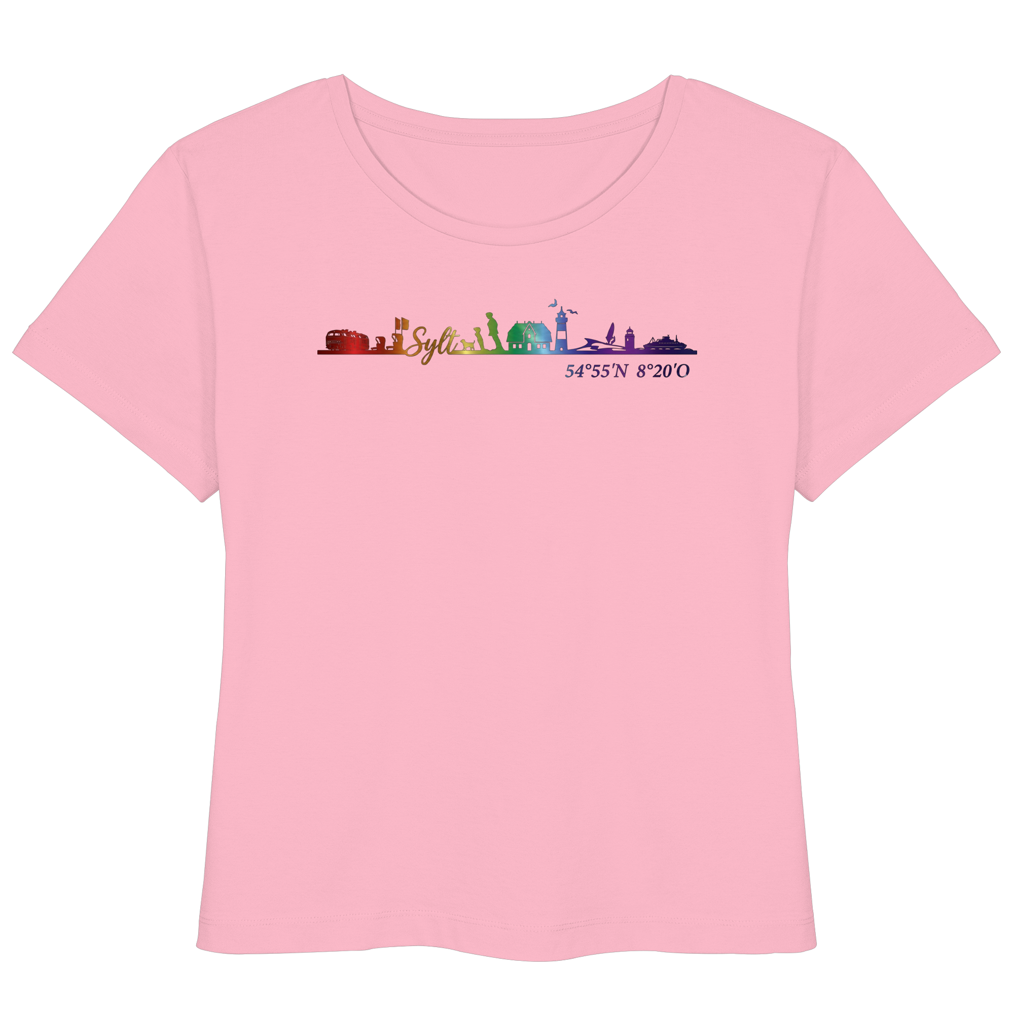 Skyline IV ~ Sylt ist bunt - Frauen Lightweight T-Shirt