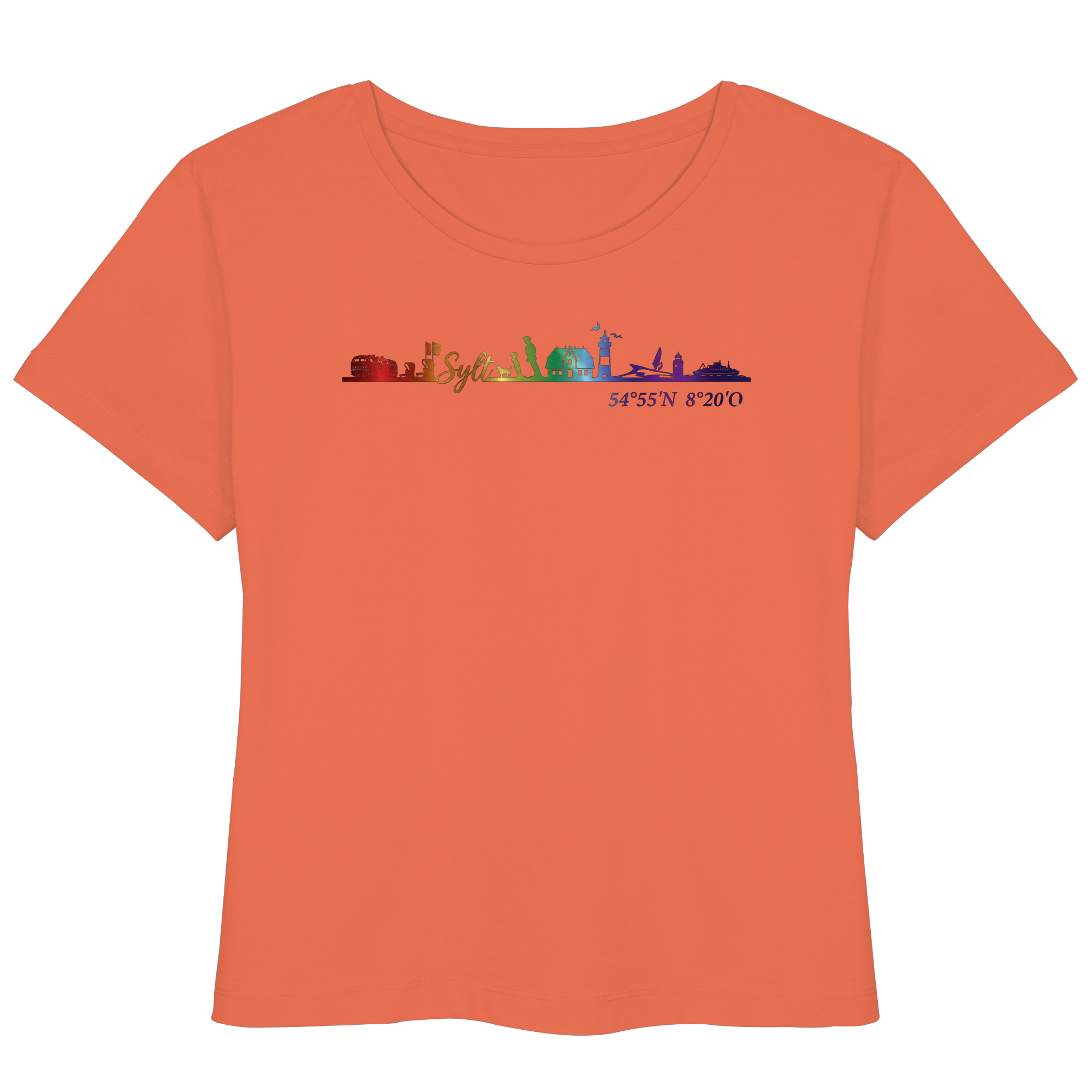 Skyline IV ~ Sylt ist bunt - Frauen Lightweight T-Shirt