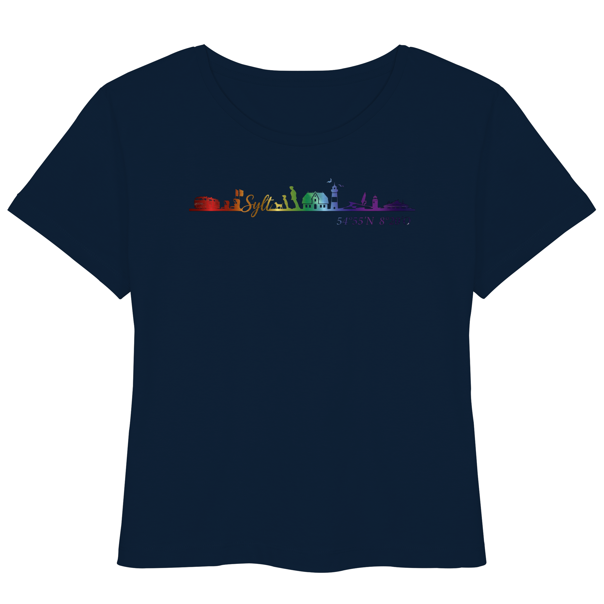 Skyline IV ~ Sylt ist bunt - Frauen Lightweight T-Shirt