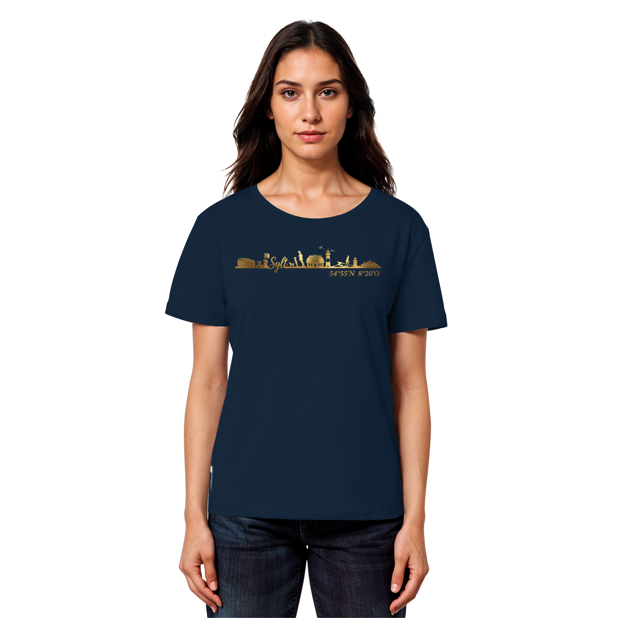Skyline III - Womens Organic Lightweight T-Shirt