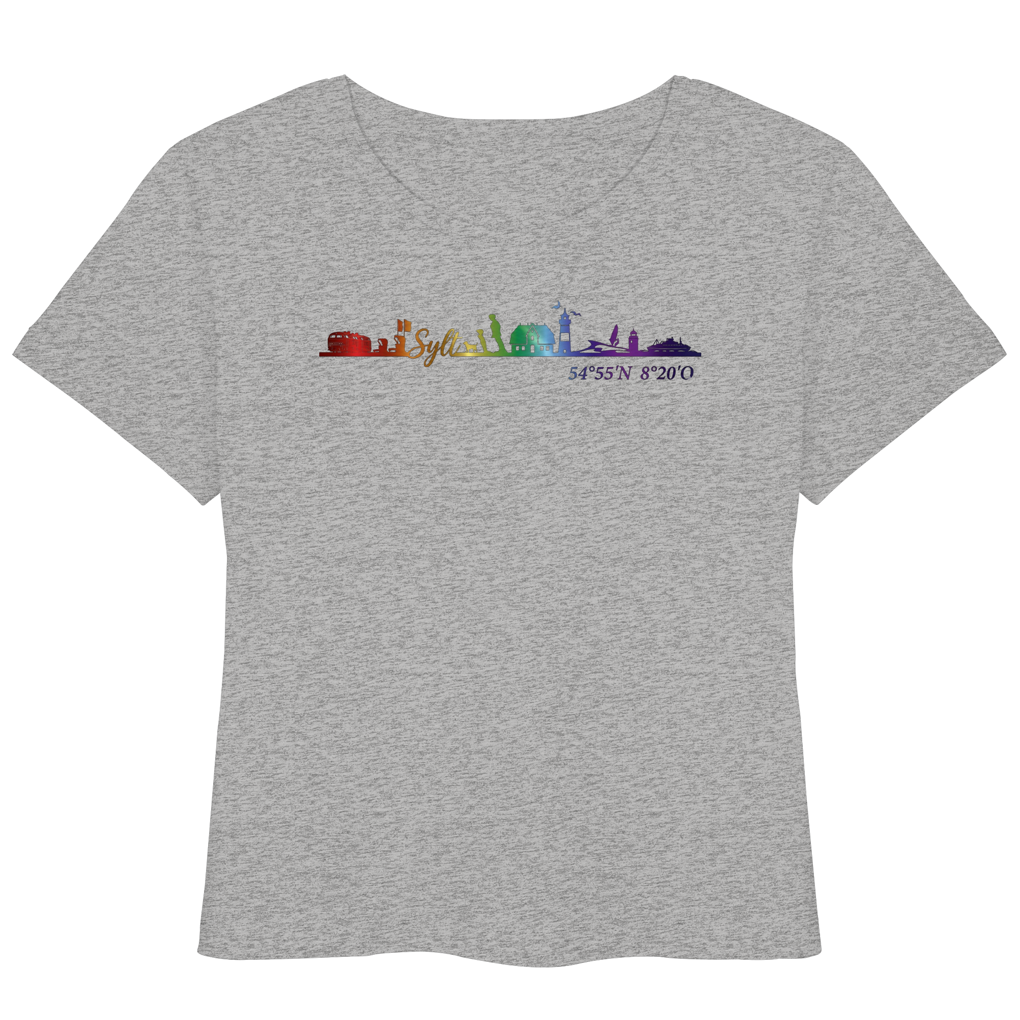 Skyline IV ~ Sylt ist bunt - Frauen Lightweight T-Shirt