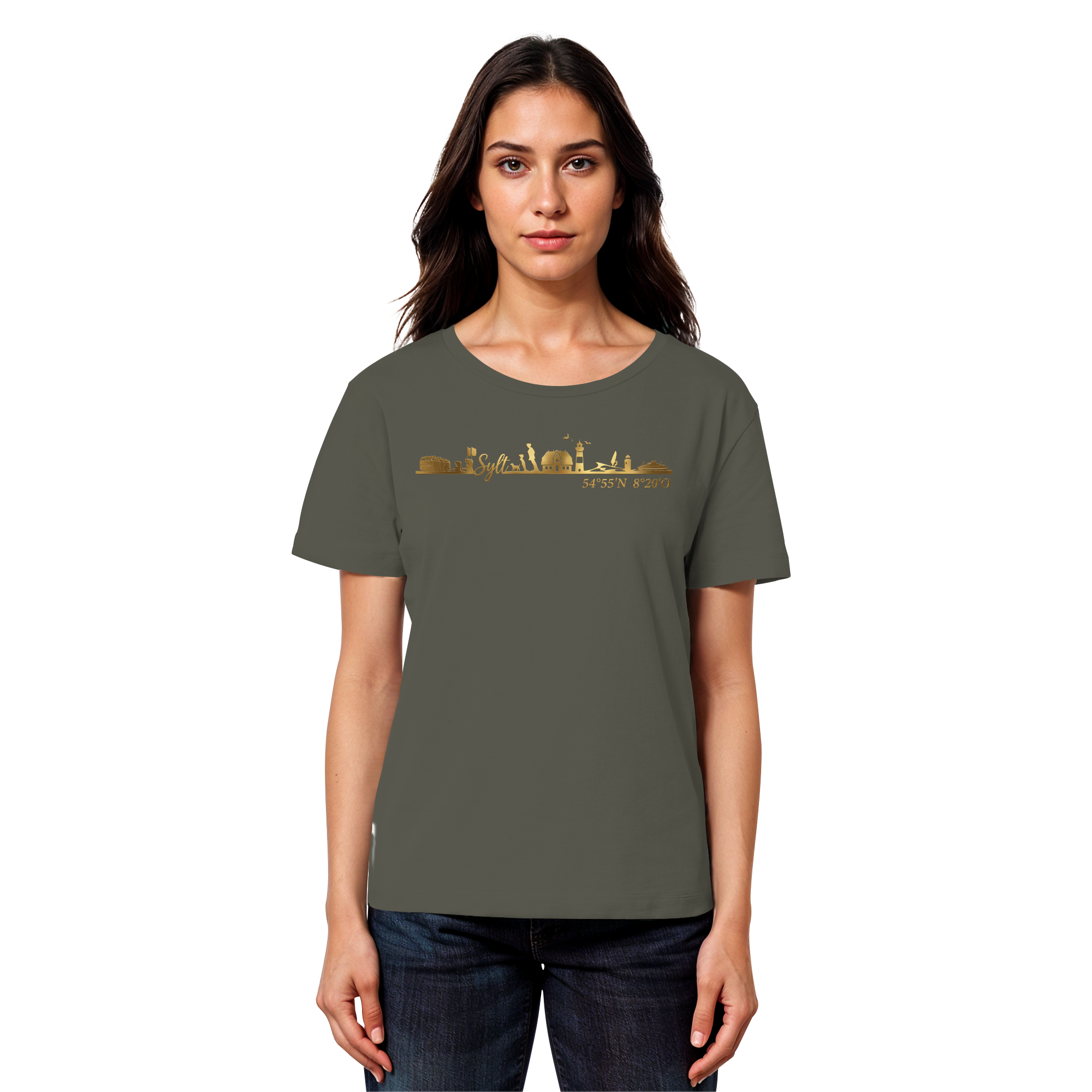 Skyline III - Womens Organic Lightweight T-Shirt