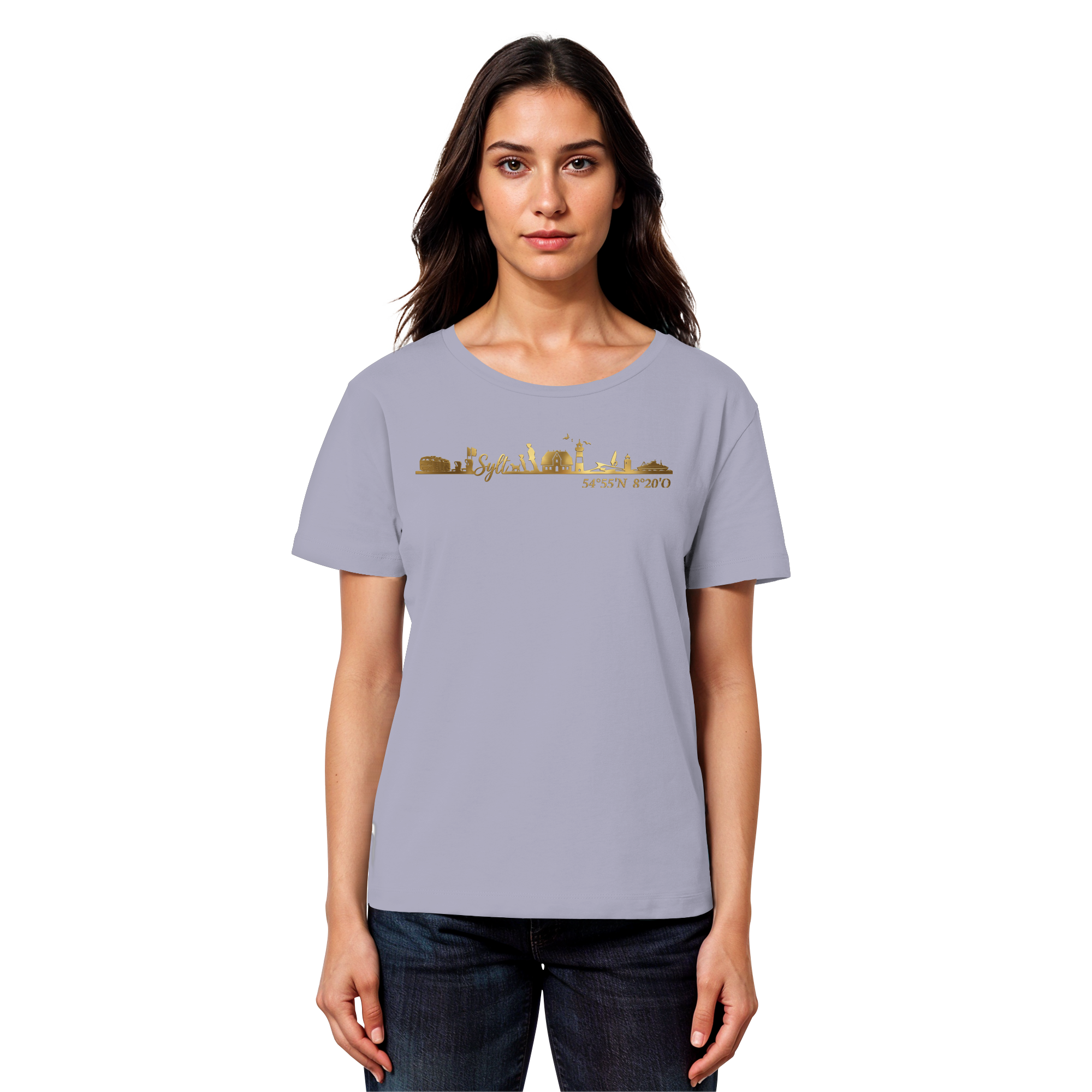 Skyline III - Womens Organic Lightweight T-Shirt
