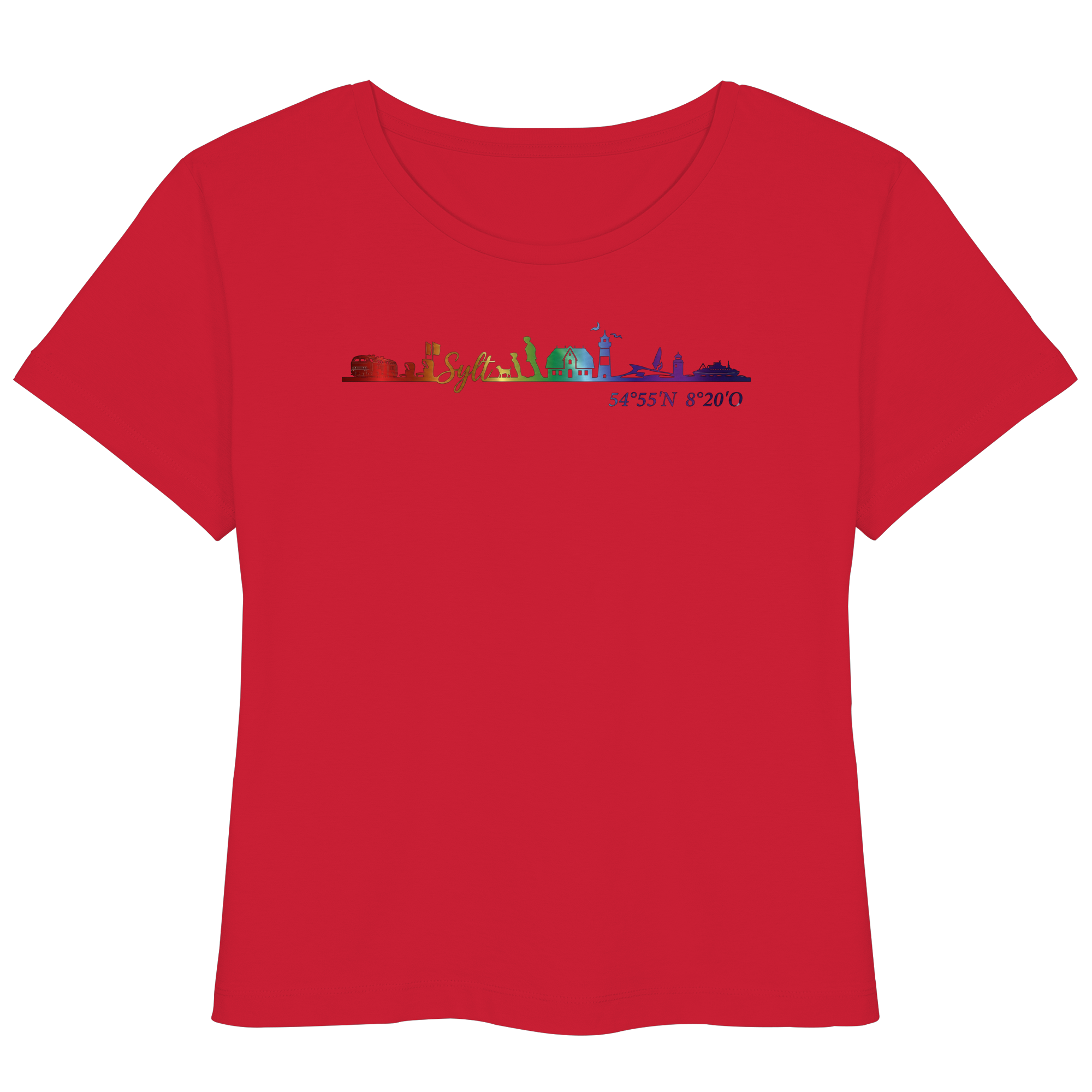 Skyline IV ~ Sylt ist bunt - Frauen Lightweight T-Shirt