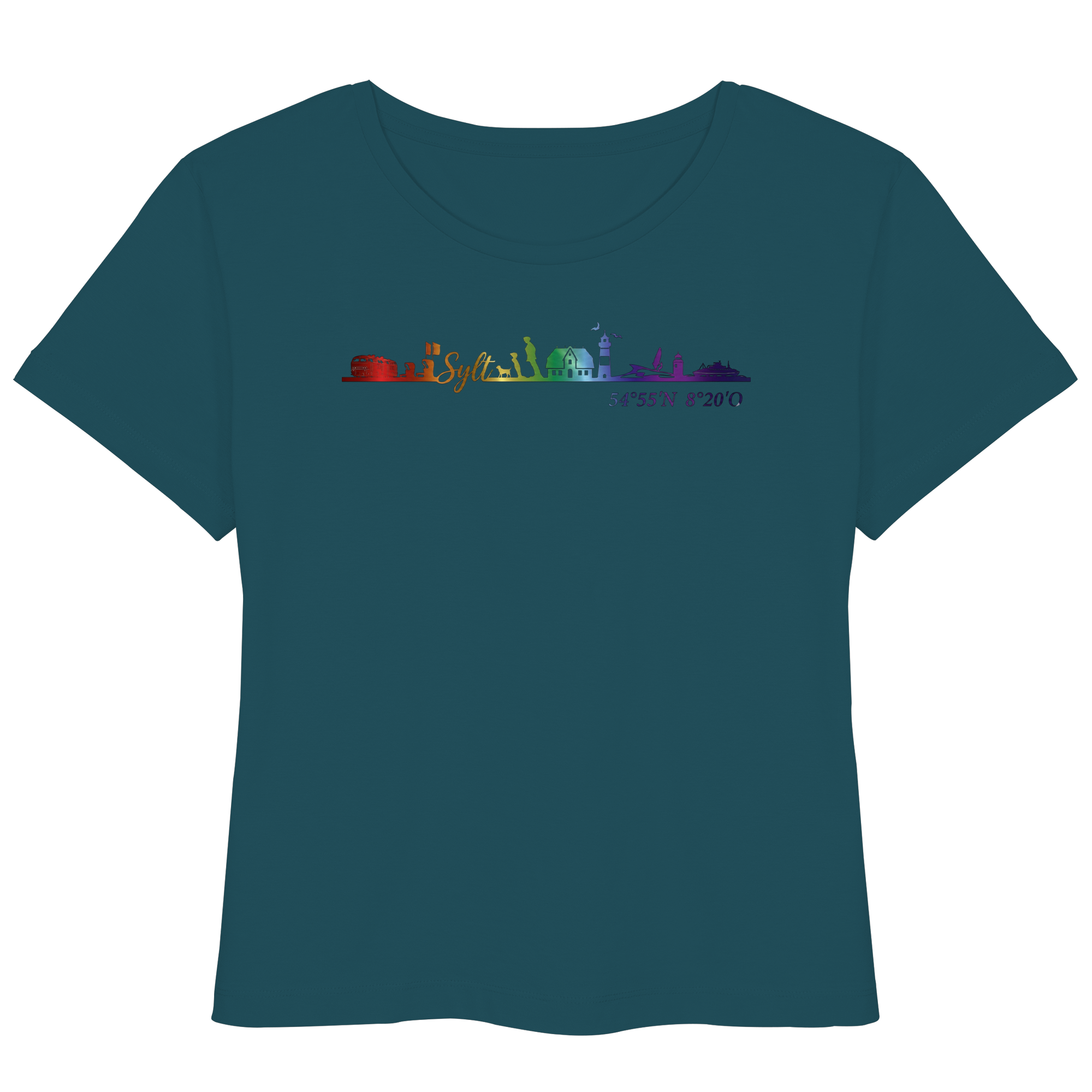 Skyline IV ~ Sylt ist bunt - Frauen Lightweight T-Shirt
